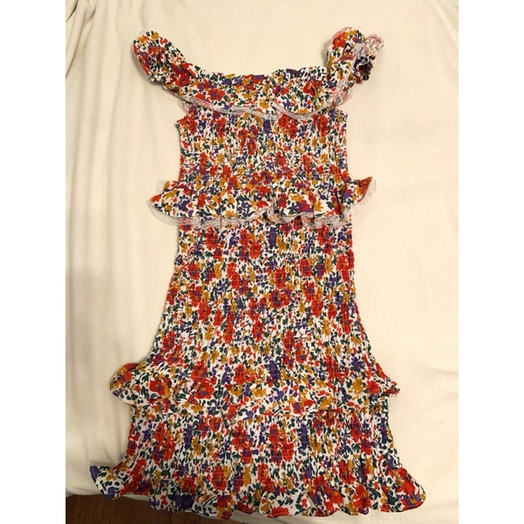 NEW! ASTR The Label Isabel Off Shoulder Floral Dress, X-Small - Picture 9 of 10